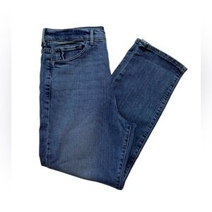 NWT Express Slim Super High Rise Jeans Women’s 14R Blue Wash Denim